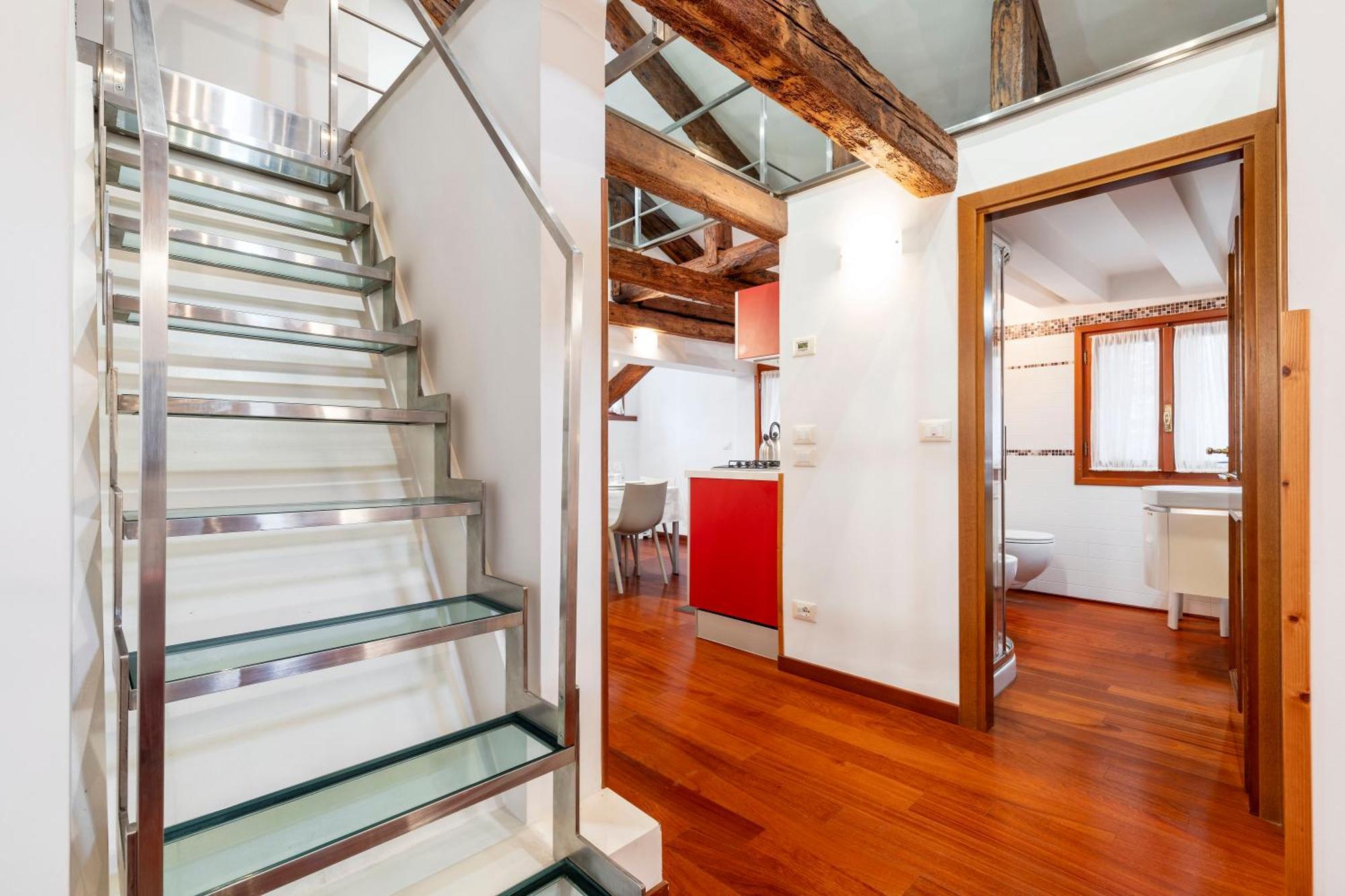 Glass House - Loft 2 Minutes To Rialto Bridge & View Venedik Dış mekan fotoğraf